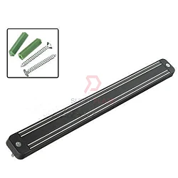 38cm Black Color Multipurpose Wall Magnetic Knife Cutlery Utensil Key Holder Rack
