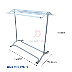 Blue Mix White Color KL610 Giant Kelly 3V Towel Drying Hanger Rack