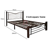 3V Giant Bedford Single Bed Frame Super Strong Base Bed Divan Frame