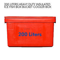 200 Liters Heavy Duty Insulated Ice Box Fish Ice Bucket Cooler Box Cold Storage