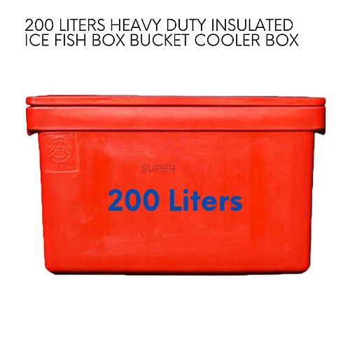 200 Liters Heavy Duty Insulated Ice Box Fish Ice Bucket Cooler Box Cold Storage