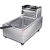 8 Liters 2.5Kw Electric Commercial Deep Fryer Fast Food Western French Fried