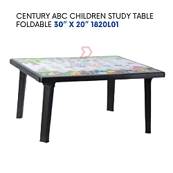 30x20 Inches Century ABC Children Kids Foldable Study Table Portable Japanese Style