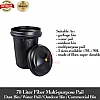 70 Liters Mapo HDPE Fiber Unbreakable Bin Heavy Duty Dustbin