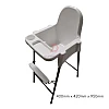 White Color 3V Joyful High Baby Chair