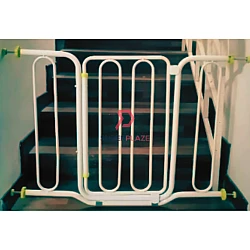 3.5 Feet 105cm 3V Babson Baby Safety Gate Infant Fence Security Gate Staircase