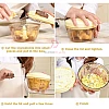 3 Blades Hand Pulled Mini Chopper Food Processor Easy Manual Cutter