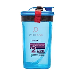 2 Liters Lava BPA Free Water Tumbler Bottle Straw And Strip Bag Mineral Carrier Tupperware