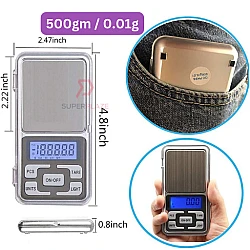 500gm 0.01g Portable Mini Jewelry Pocket Scale Jewellery Gold Diamond Accuracy Scale Medicines Herbs
