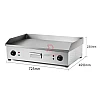 820 XL Electric Dual Griddle Stove Teppanyaki Western BBQ Grill Machine