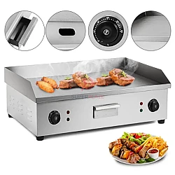 820 XL Electric Dual Griddle Stove Teppanyaki Western BBQ Grill Machine