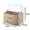 Blue 2 Tiers Century Dishes Drainer Cabinet Kitchen Storage Rack