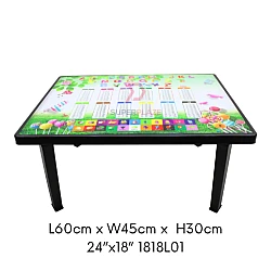 24x18 Inches Century ABC Children Kids Foldable Study Table Portable Japanese Style