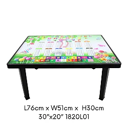 30x20 Inches Century ABC Children Kids Foldable Study Table Portable Japanese Style