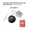 Temperature Thermostat Spare Part For Electric Deep Fryer Replacement Part