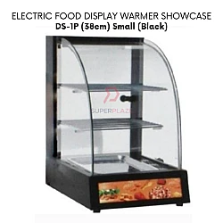 Black DS-1P 38cm Small Commercial Electric Food Display Warmer Show Case Heating Machine