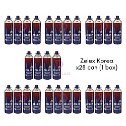 Zelex Korea 28 Cans Liquefied Butane Gas Cartridge Bottle Torch Tin Gas Steamboat Gas Refill