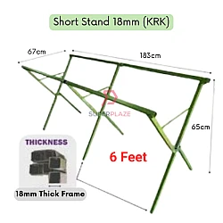 KRK 6 Feet Short Stand Only 18mm 0.75 Inch Night Market Foldable Table Rack Market Folding Table Stand