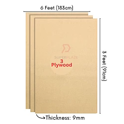 3x6 Feet 3-Plywood Only 9mm Night Market Foldable Table Rack Market Folding Table Plywood