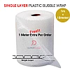 1m x 10meter Single Layer Customized Length Plastic Bubble Wrap 1 Meter Width