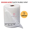 1m x 100meter Double Layer 1 Meter Width Plastic Bubble Wrap Roll