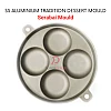 Serabai Mould SS Aluminium Tradition Dessert Mould Acuan Kuih Serabai