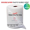 1m x 10meter Double Layer Customized Length Plastic Bubble Wrap 1 Meter Width
