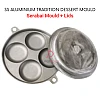 Serabai Mould plus Lids SS Aluminium Tradition Dessert Mould Acuan Kuih Serabai