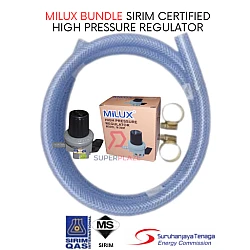 Milux Bundle Branded Sirim Certified High Pressure Regulator