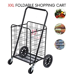 204 XXL Foldable Shopping Cart Multi Purpose Portable Market Shopping Moving Trolley Troli Lipat Pasar Serbaguna