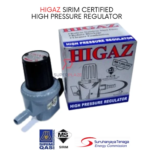 Higaz Branded Sirim Certified High Pressure Regulator