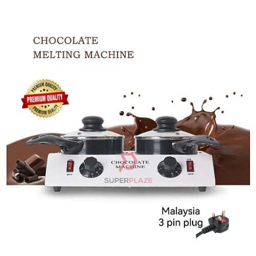 Chocolate Warmer Double Melting Pot Chocolate Melter Mesin Cair Chocolate