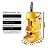 Yellow Butter Adjustable Commercial Ice Shaver Snow Cone Maker Ice Shaving Machine