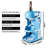 Sky Blue Adjustable Commercial Ice Shaver Snow Cone Maker Ice Shaving Machine