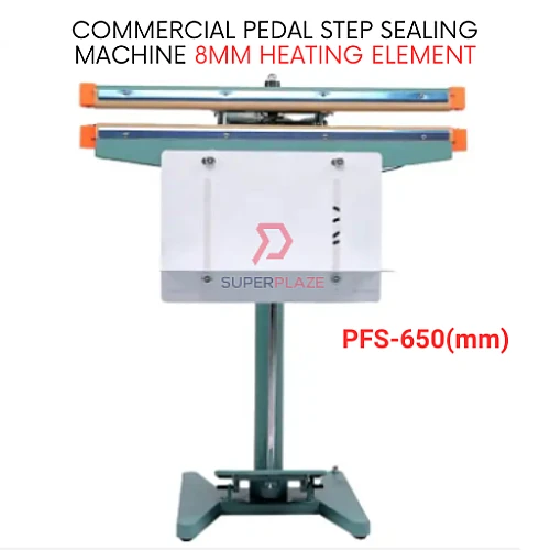 PFS-650 Commercial Pedal Step Sealing Machine 8mm Heating Element