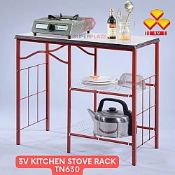 Copper Hammertone TN630 3V Kitchen Stove Rack Cooking Gas Rack Rak Dapur Rak Memasak Serbaguna