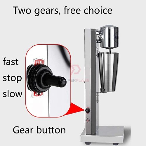No Cup Sensor Electric Single Milkshake Blender Single Mixers Stainless Steel Milk Foam Mixer