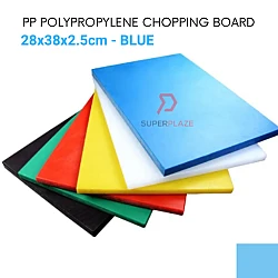 28x38x2.5cm Blue Color Polypropylene PP Chopping Board Papan Pemotong Plastik Cutting Blocks
