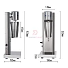 No Cup Sensor Electric Single Milkshake Blender Single Mixers Stainless Steel Milk Foam Mixer