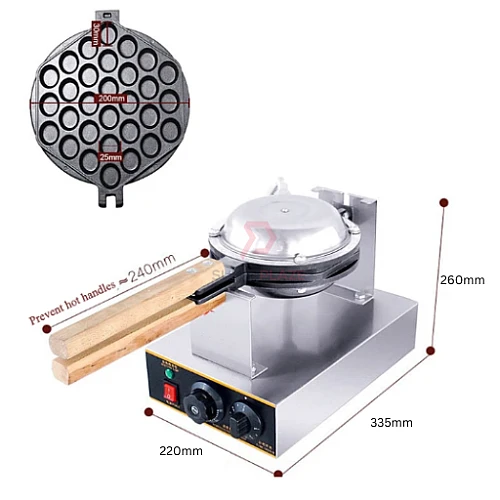 Commercial Electric Bubble Egg Waffle Baker Machine Eggettes Waffle Maker