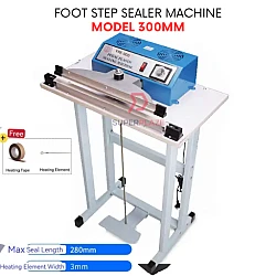 Model 300mm Width 3mm Foot Step Sealer Machine Foot Sealer Pedal Machine Vertical Sealing Type Quick Packing