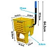 50L Double Tank Mop Wringer Cart Janitor Cleaner Housekeeping Cleaning Cart