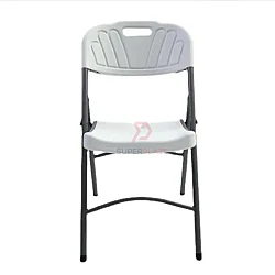 Kerusi Putih Lipat White Heavy Duty Folding Chair HDPE Portable Foldable Chair Banquet Function Event Catering Hall