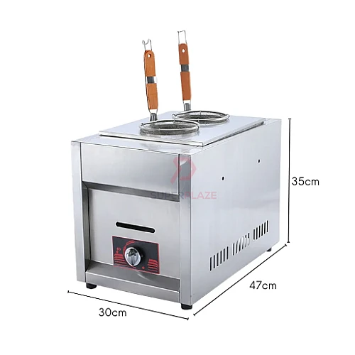 8L Gas Stove LPG Commercial Noodle Cooker Stewed Ramen Spaghetti Pasta Cooker