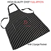 Black Stripe Full Apron High Quality Chef Apron
