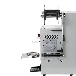 WY680 Semi Auto Commercial Plastic Bubble Tea Film Paper Cup Sealer Sealing Machine