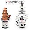 4 Tiers Electric Chocolate Fountain Maker Machine Sauce Chocolate Mesin