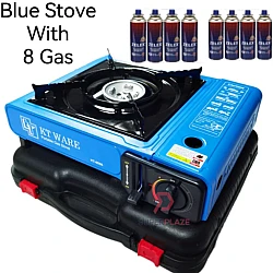 Blue Stove With 8 Gas Portable Gas Stove Steamboat Stove Picnic Stove Camping Stove Butane Gas Stove Dapur Kelah