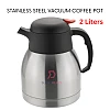 2 Liters Vacuum Coffee Pot Stainless Steel Insulated Coffee Flask Pot