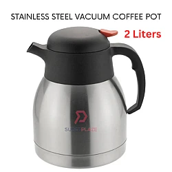 2 Liters Vacuum Coffee Pot Stainless Steel Insulated Coffee Flask Pot